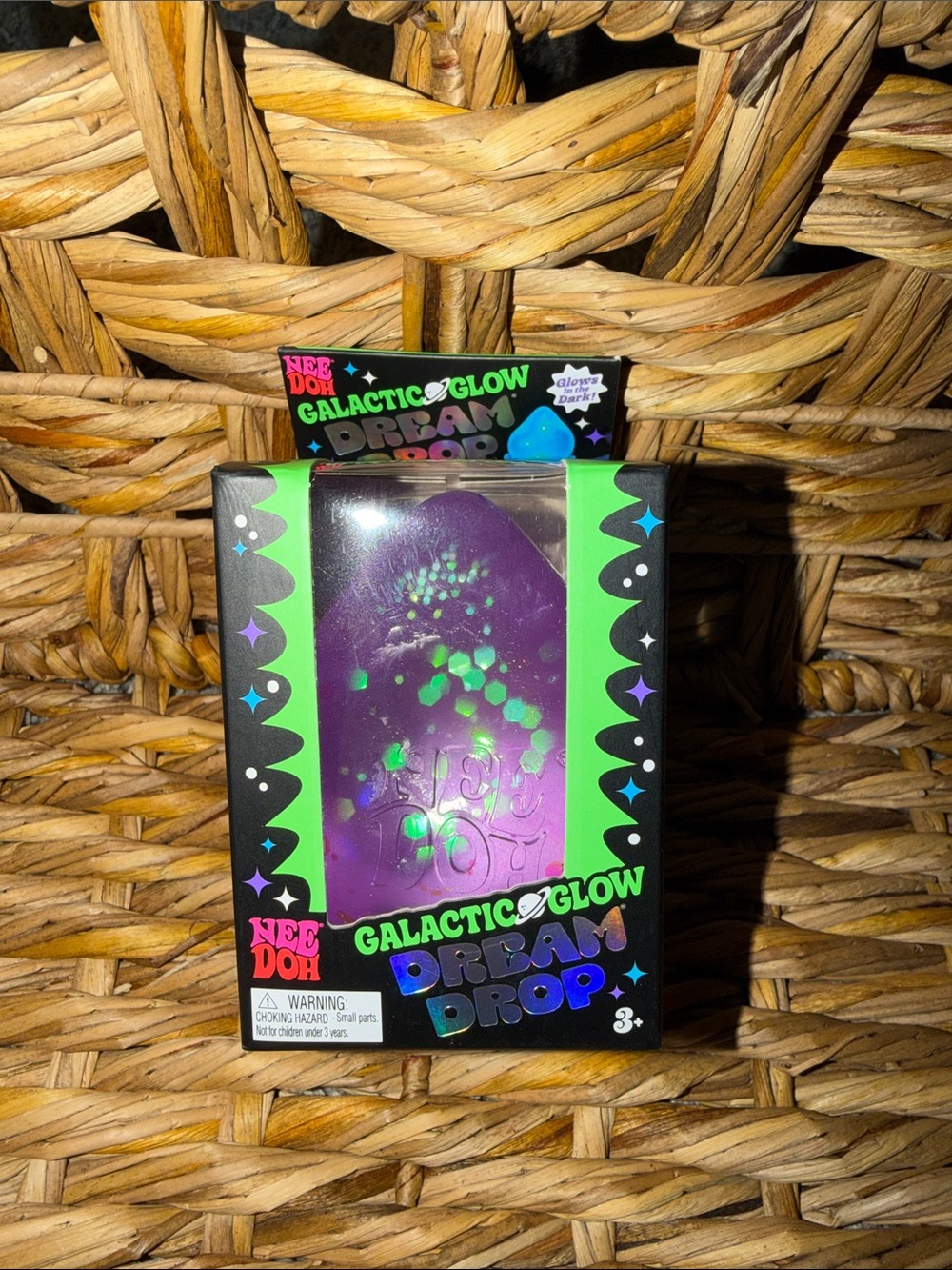 NeeDoh Galactic Glow Dream Drop - Purple
